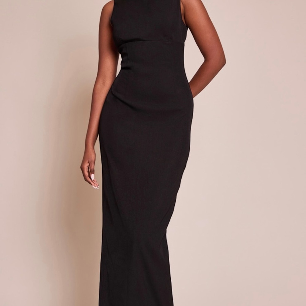 PrettyLittleThing Black Maxi Dress